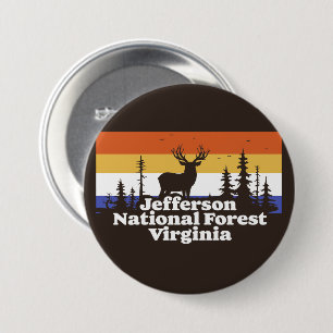 Macaron Rond 7,6 Cm Jefferson National Forest Virginia