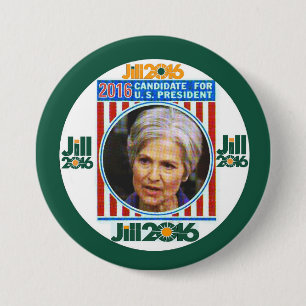 Macaron Rond 7,6 Cm Jill Stein 2016