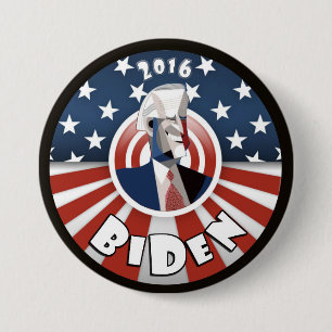 Macaron Rond 7,6 Cm Joe Biden 2016