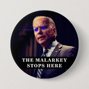 Macaron Rond 7,6 Cm Joe Biden comme Dark Brandon