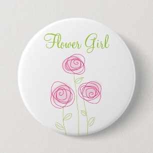 Macaron Rond 7,6 Cm Joli bouton de répétition de petits bouquets de
