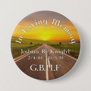 Macaron Rond 7,6 Cm Joshua Knight Button