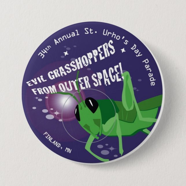 Macaron Rond 7,6 Cm Jour 2009 de St Urho (Devant)