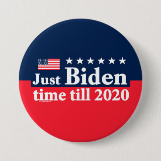 Macaron Rond 7,6 Cm Juste temps de Biden