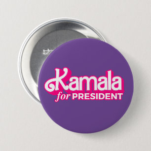 Macaron Rond 7,6 Cm Kamala pour le Président Pink Style