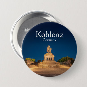 Macaron Rond 7,6 Cm Koblenz Allemagne Souvenir