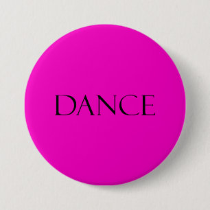 Macaron Rond 7,6 Cm La danse cite la citation inspirée de danse de