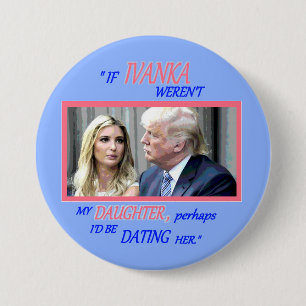 Macaron Rond 7,6 Cm La fille de l'atout, Ivanka