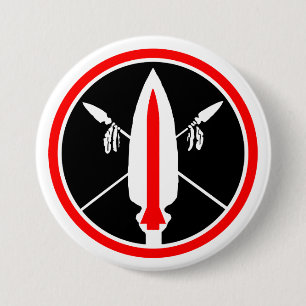 Macaron Rond 7,6 Cm La Réunion Fort Sill l'Oklahoma 2015 de missile d