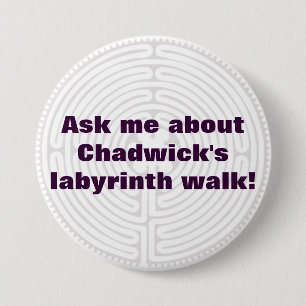 Macaron Rond 7,6 Cm labyrinthe