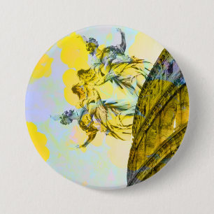 Macaron Rond 7,6 Cm L'art cool de Rome éléments de manière branchée
