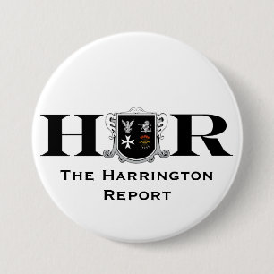 Macaron Rond 7,6 Cm Le bouton de rapport de Harrington