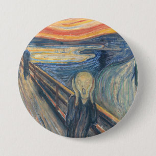 Macaron Rond 7,6 Cm Le cri de Munch