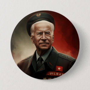 Macaron Rond 7,6 Cm Le dictateur Joe Biden