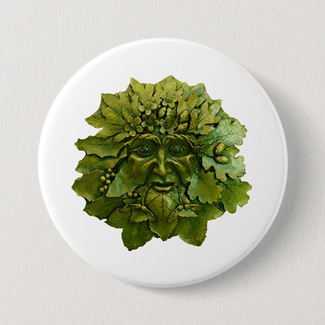Macaron Rond 7,6 Cm Le Greenman (Devant)