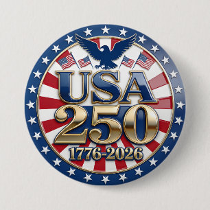 Macaron Rond 7,6 Cm Le Semiquincentenaire de l'Amérique 1776-2026 État