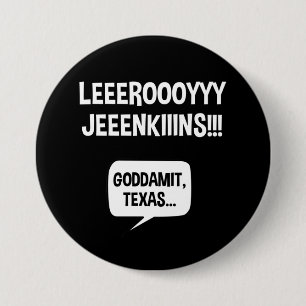 Macaron Rond 7,6 Cm Leeroy Jenkins Texas