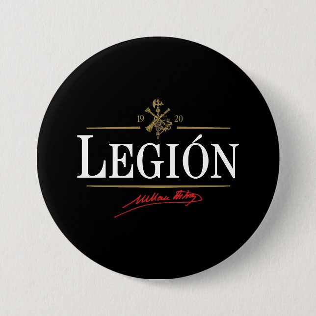 Macaron Rond 7,6 Cm Legión (Devant)