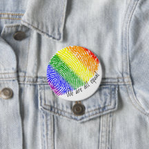 L'empreinte de l'arc-en-ciel LGBT nous sommes un b