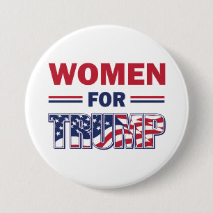 Macaron Rond 7,6 Cm Les femmes pour Trump