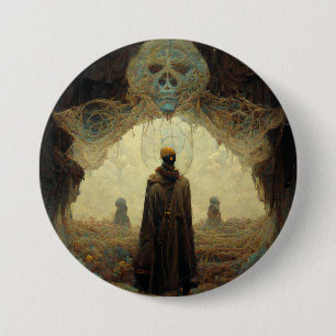 Macaron Rond 7,6 Cm L'Imaginaire foncé Entryway Sci-Fi