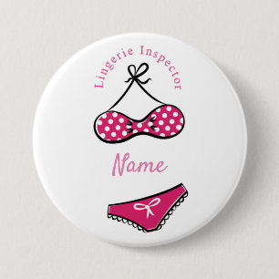 Macaron Rond 7,6 Cm Lingerie Inspector Thunder_Cove