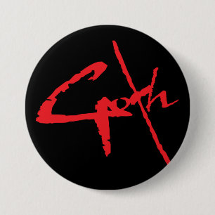 Macaron Rond 7,6 Cm logo_goth