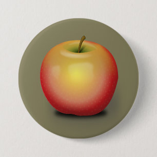 Macaron Rond 7,6 Cm Maintosh Apple