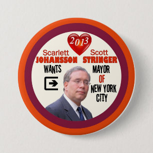 Macaron Rond 7,6 Cm Maire 2013 de la lisse NYC de Scott
