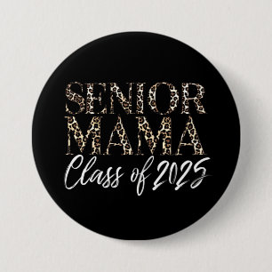 Macaron Rond 7,6 Cm Maman Senior 2025 Maman fière d'une promotion de 2