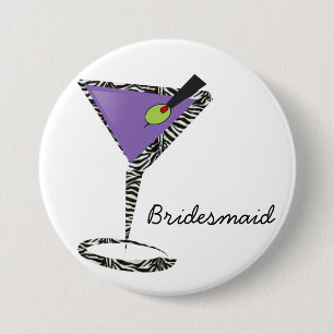 Macaron Rond 7,6 Cm martini chic violet