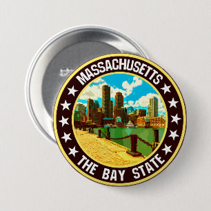 Macaron Rond 7,6 Cm Massachusetts                                     