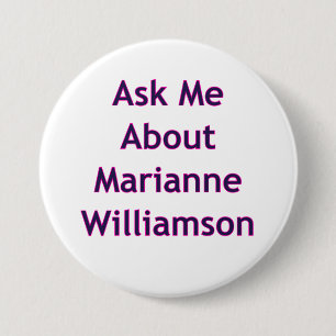 Macaron Rond 7,6 Cm Me Demander À Propos De Marianne Williamson