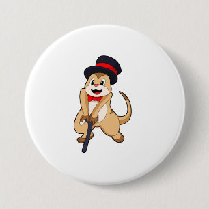 Macaron Rond 7,6 Cm Meerkat