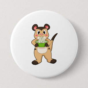 Macaron Rond 7,6 Cm Meerkat