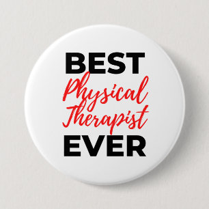 Macaron Rond 7,6 Cm Meilleur physiothérapeute jamais 2