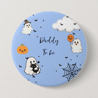 Macaron Rond 7,6 Cm Mignon  Une petite frayeur est presque due Baby Sh