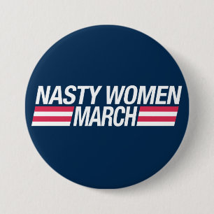 Macaron Rond 7,6 Cm Million d'insigne de bouton de mars de femmes