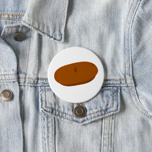 Macaron Rond 7,6 Cm Minimaliste Brown Beret Casquette français