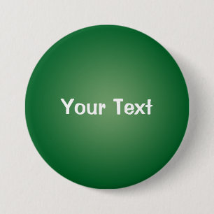 Macaron Rond 7,6 Cm Modèle de bouton de texte personnalisé vert 3 po