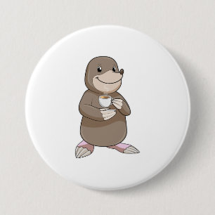 Macaron Rond 7,6 Cm Mole avec Coffee Cup