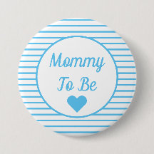 Mommy To Be Baby Shower Button