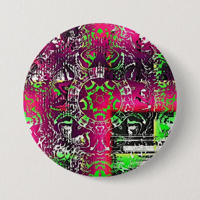 Macaron Rond 7,6 Cm Mon Nom N'Est Pas Donna (Devant)