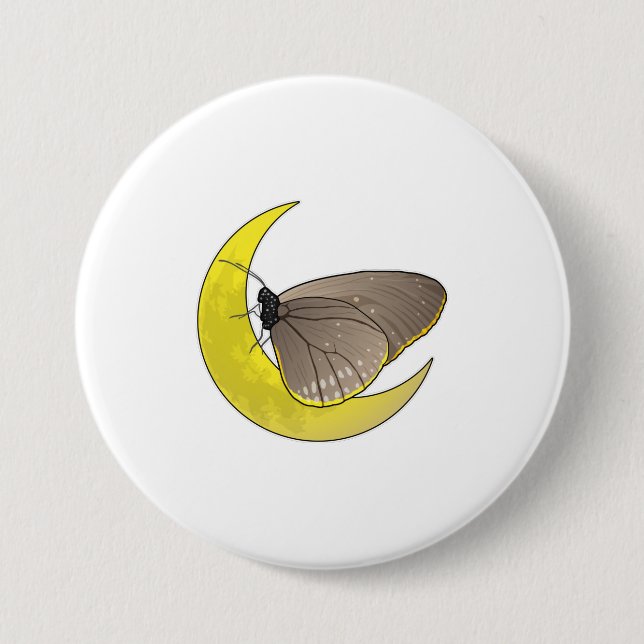 Macaron Rond 7,6 Cm Mont Butterfly (Devant)