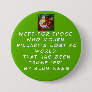 Macaron Rond 7,6 Cm Montrez les piaulements de Hillary que vous vous