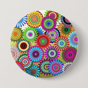 Macaron Rond 7,6 Cm Mosaïque