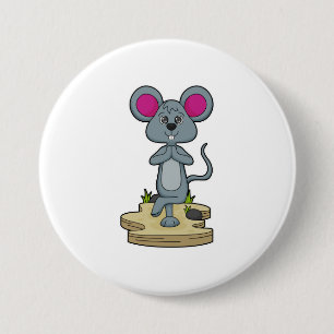 Macaron Rond 7,6 Cm Mouse at yoga