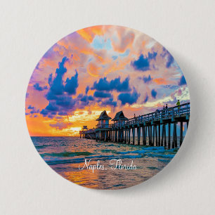 Macaron Rond 7,6 Cm Naples, Floride pittoresque