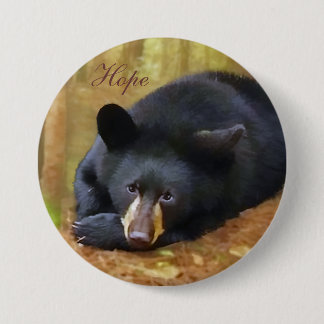 Macaron Rond 7,6 Cm Notre bouton d'espoir