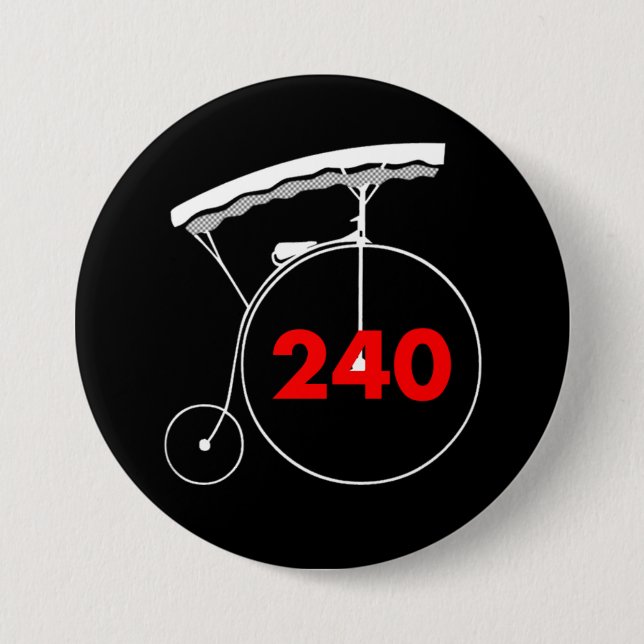 Macaron Rond 7,6 Cm Observateur 240 (Devant)